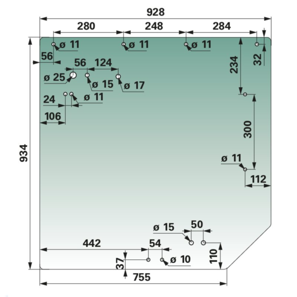 Stražnje prozorsko staklo