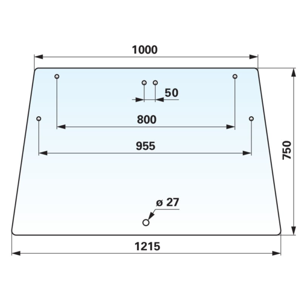 Stražnje prozorsko staklo