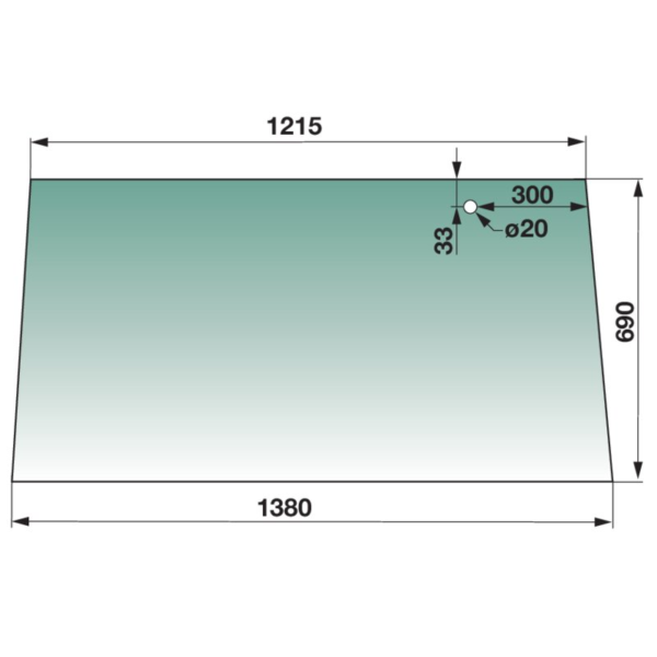Stražnje prozorsko staklo