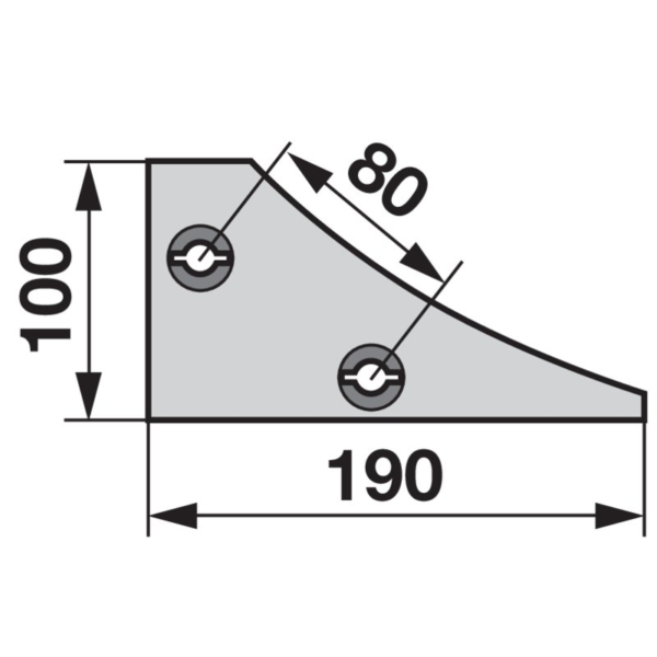 Element daske lijevi