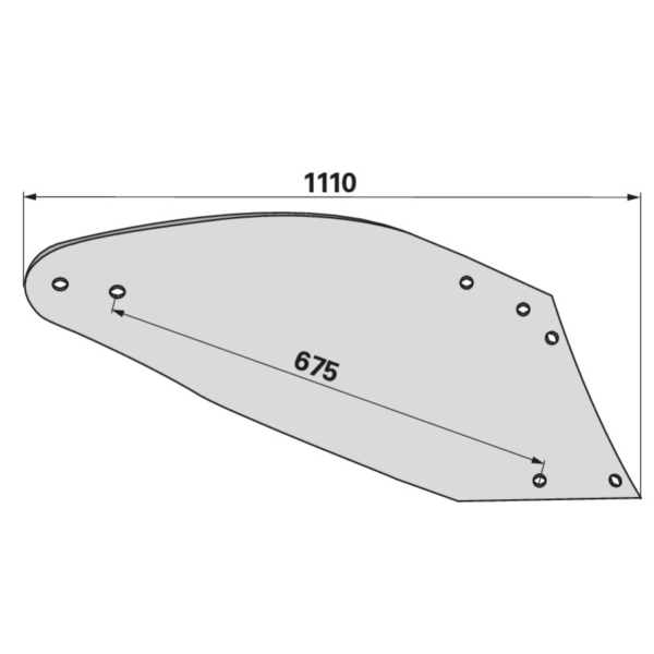 Prsa daske pluga desna
