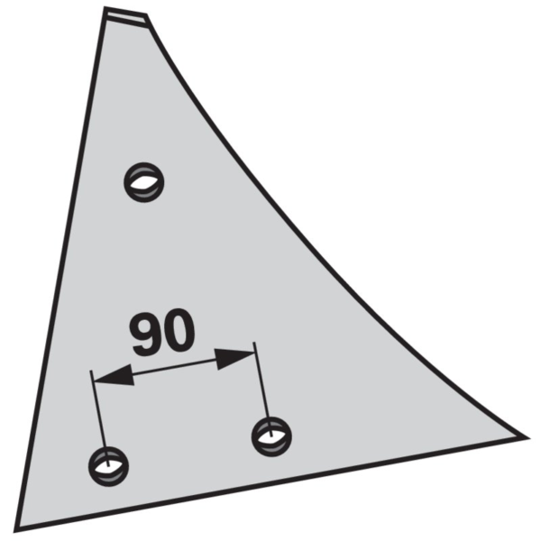 Prsa daske pluga desna