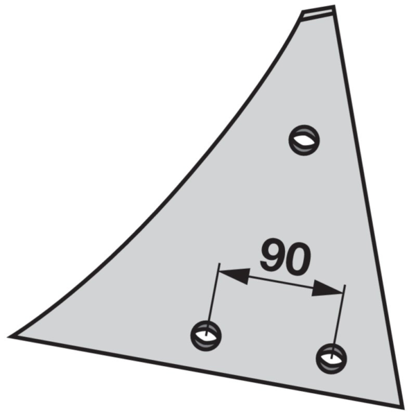 Prsa daske pluga lijeva