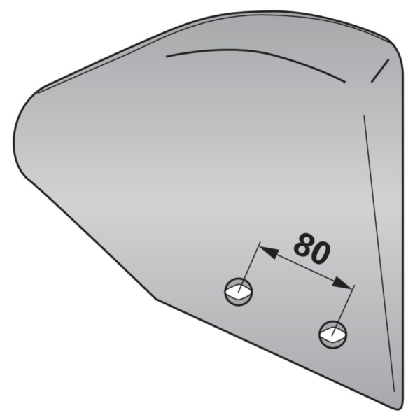 Daska pretplužnjaka desna