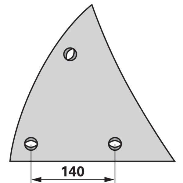 Prsa daske pluga desna
