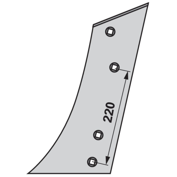 Prsa daske pluga lijeva