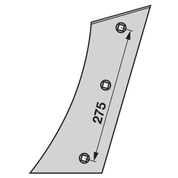 Prsa daske pluga lijeva