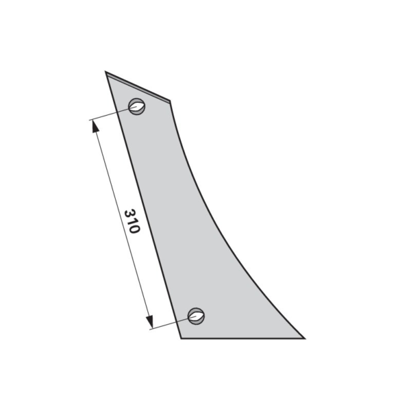 Prsa daske pluga desna