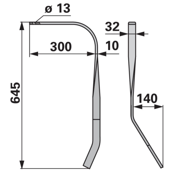 Opruga nivelatora desna