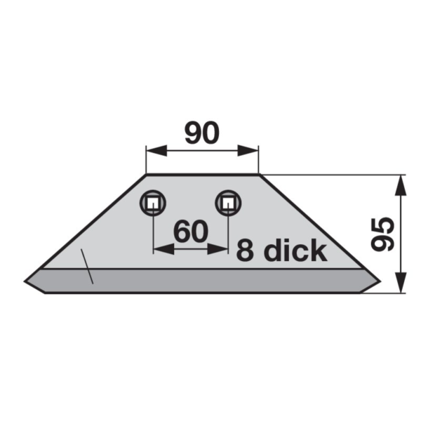 Raonik kultivatora  lijevi