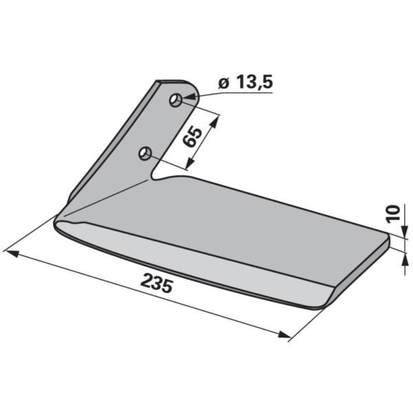 Motičica grubera lijeva