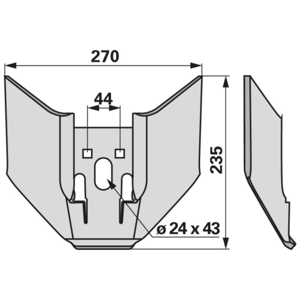 Motičica grubera Monobloc