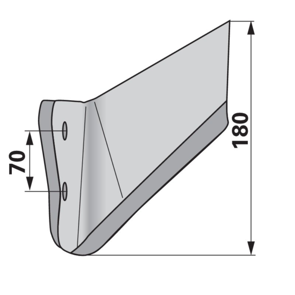 Motičica grubera lijeva