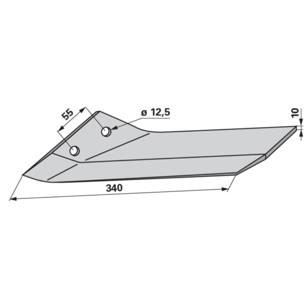 Motičica grubera lijeva