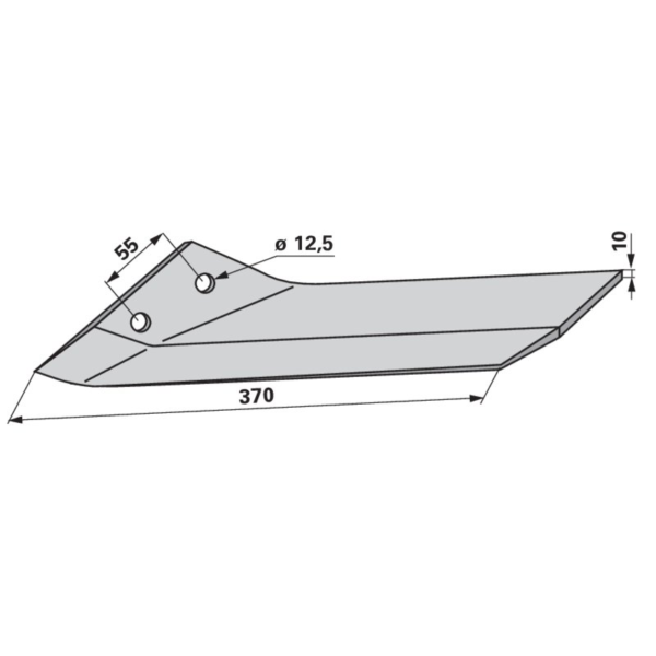 Motičica grubera lijeva