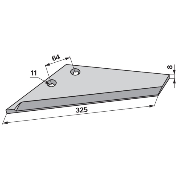 Motičica grubera lijeva