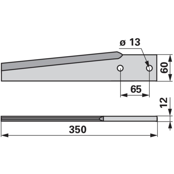 Nož roto brane desni