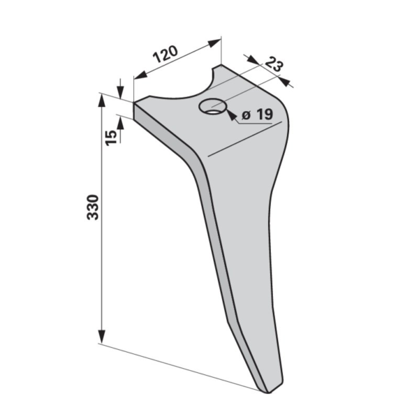 Klin rotodrljače lijevi