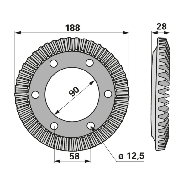 Zupčanik prstenasti