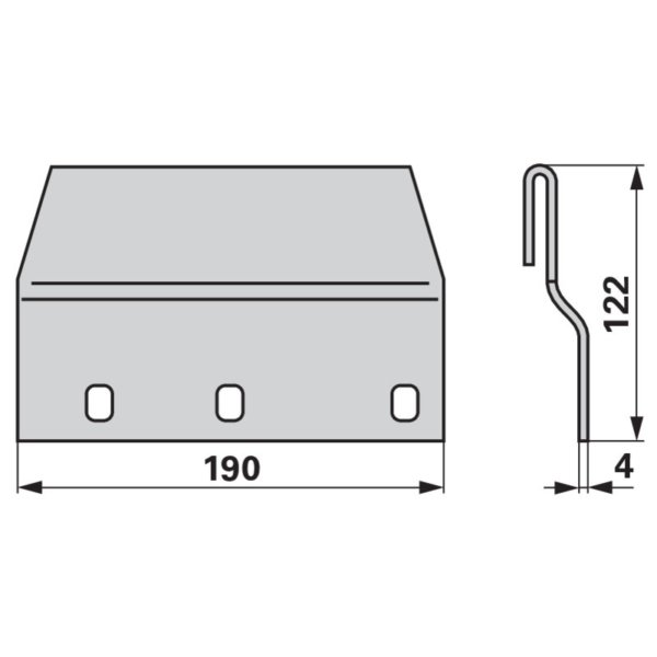 Vodilica noža unutarnja