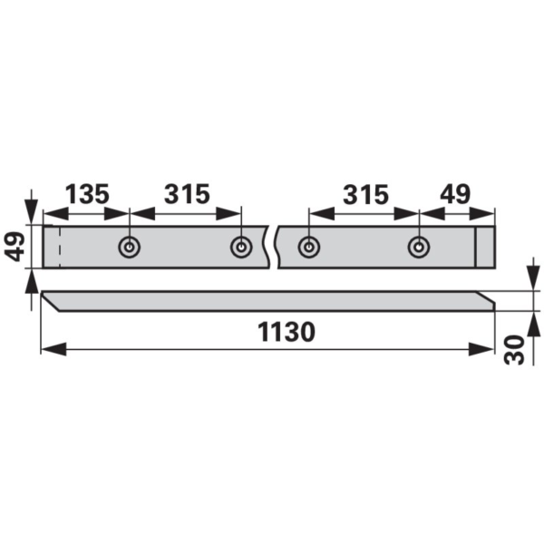 Vodilica lanca drvena