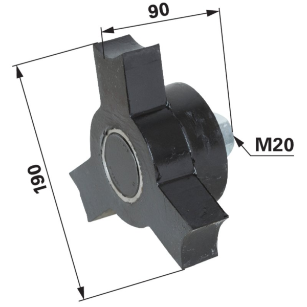 Guma trokutastog treskača