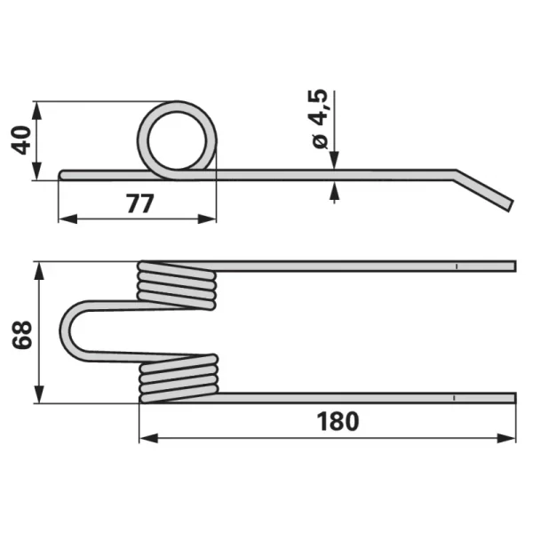 Pick Up opruga New Holland