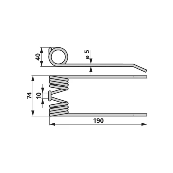 Pick Up opruga Welger