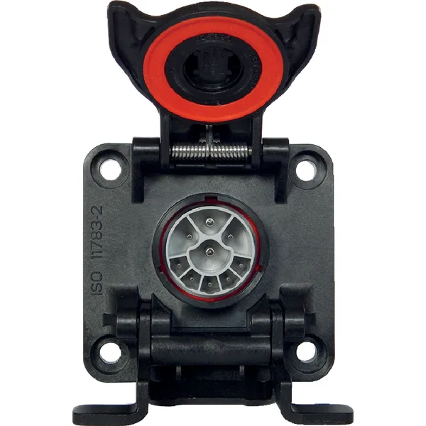 ISOBUS Utičnica 9 P/12 V (ISO11783-2) siva pasivna