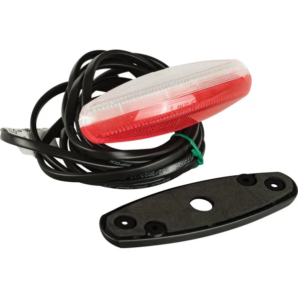 Prigušena LED svjetiljka 12 / 24 V, crvena / bijela, kabel 2,5 m Flexipoint II LED
