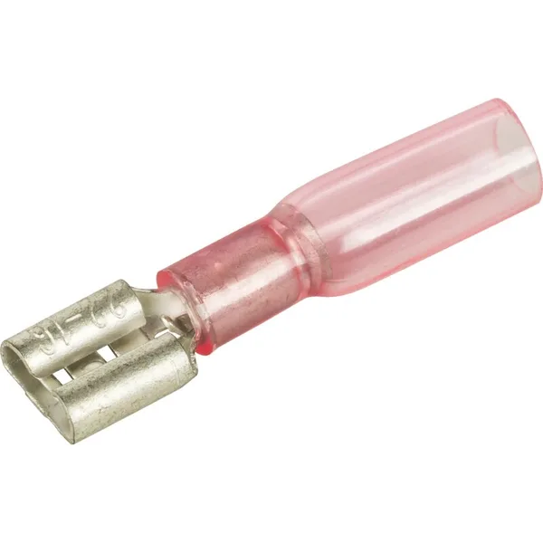 Čahura plosnatog utikača 6,3 x 0,8 mm, 25 Komad skupljajuća