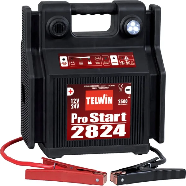 Pojačavač / ispitivač starta 12 / 24 V Telwin, Pro Start 2824