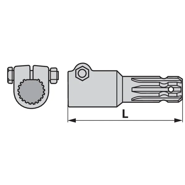 Adapter za maticu 175mm 1 3/8-21, 1 3/8-6