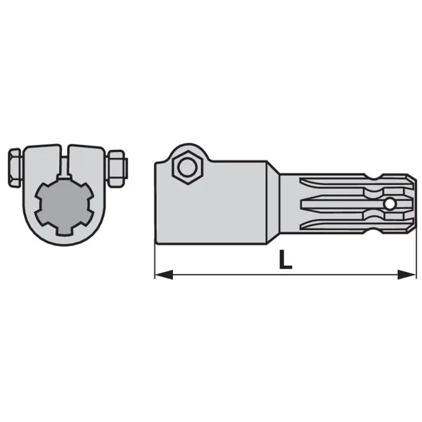 Adapter za maticu 175mm 1 3/8-6, 1 3/4-6