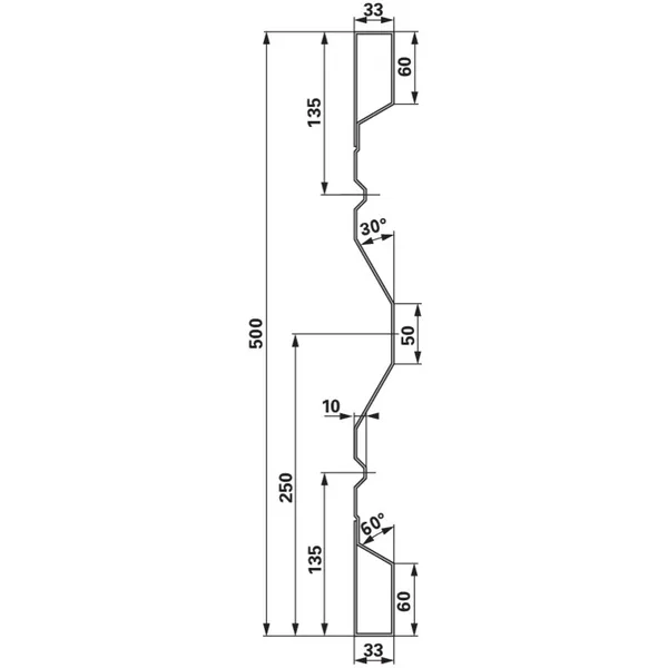 Stranica za prikolicu 500x2,0x6000 mm