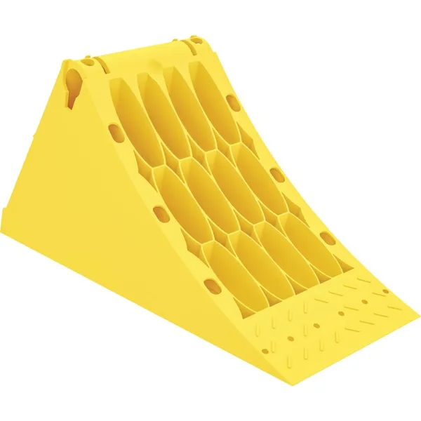 Unterlegkeil E46, 383 x 160 x 190 mm, aus PVC DIN76051/E46