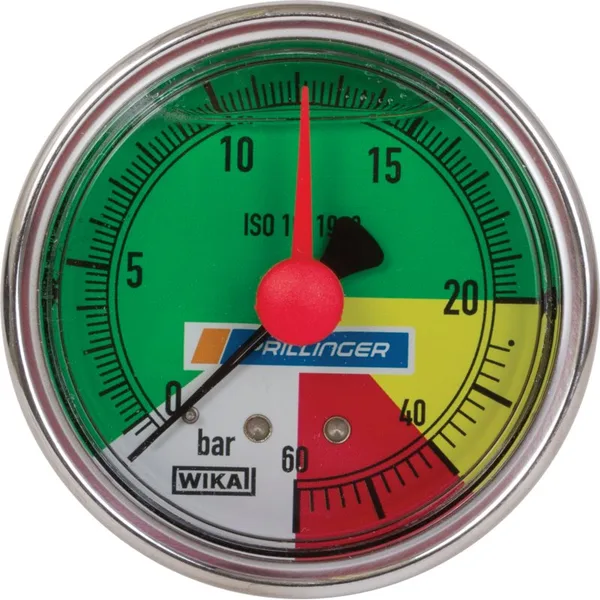 Manometar glicerin WIKA 63mm 0-20/60bar priključak iza 1/4 Zoll