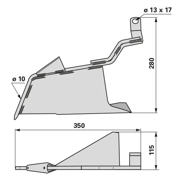 Razdvajač trave Aebi AM2202801