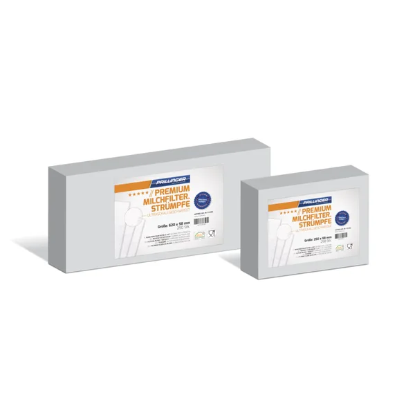 Čarapa za filtar za mlijeko D 810 x Š 75 mm, 250 komada Prillinger Premium