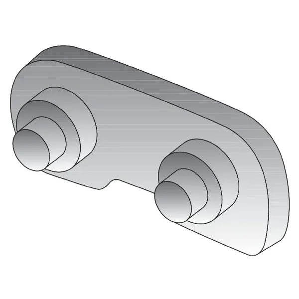 Utični element T .325 inča, S 1,3 mm, sa zakovicama, 20 Komad za lance Prillinger