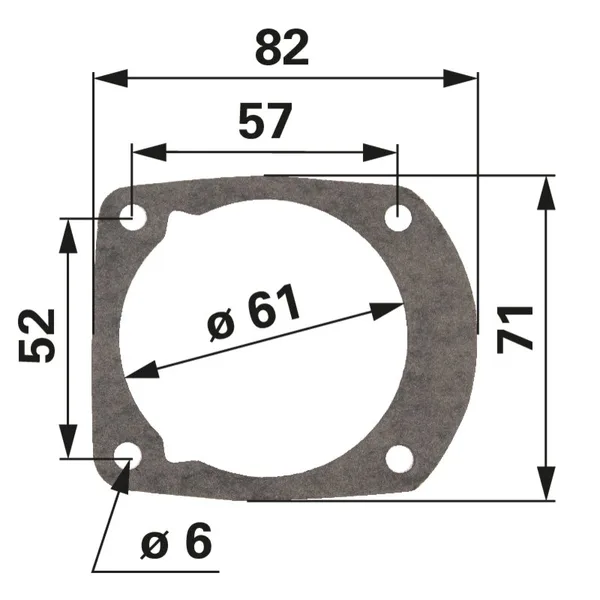 Brtva na bazi cilindra odgovara za Husqvarna 501801302, 501801301