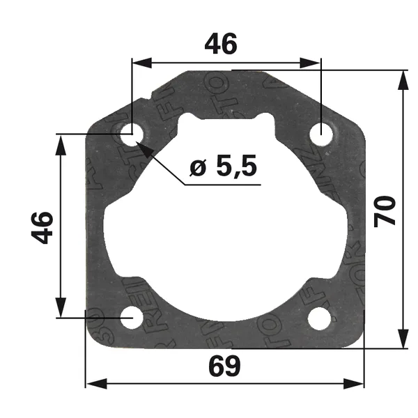 Brtva na bazi cilindra odgovara za Husqvarna 503162103