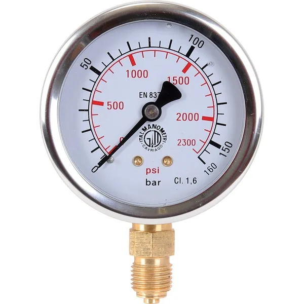 Manometar 160 bara, Ø 63 mm, G1/4 U
