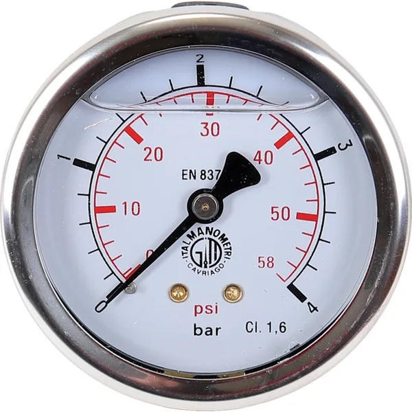 Manometar 4 bara, Ø 63 mm, G1/4 H