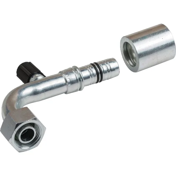 Pressarmatur ORL, 90°, FVND, DN16, 7/8”-14-UNF