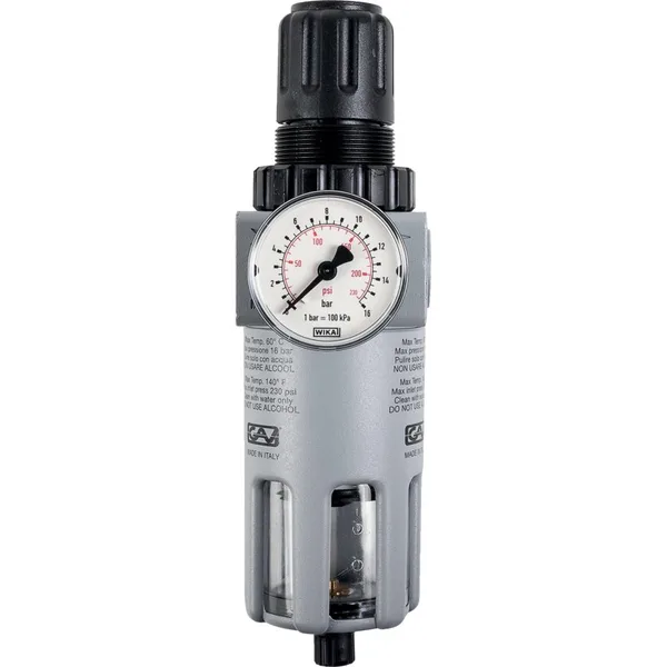 Regulator tlaka s filtrom 1/2 s manometrom 16 bara