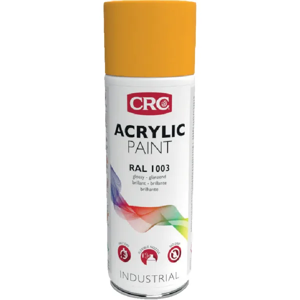 Acryllackspray Acrylic Paint RAL 1003 Signalgelb, 400 ml Spraydose