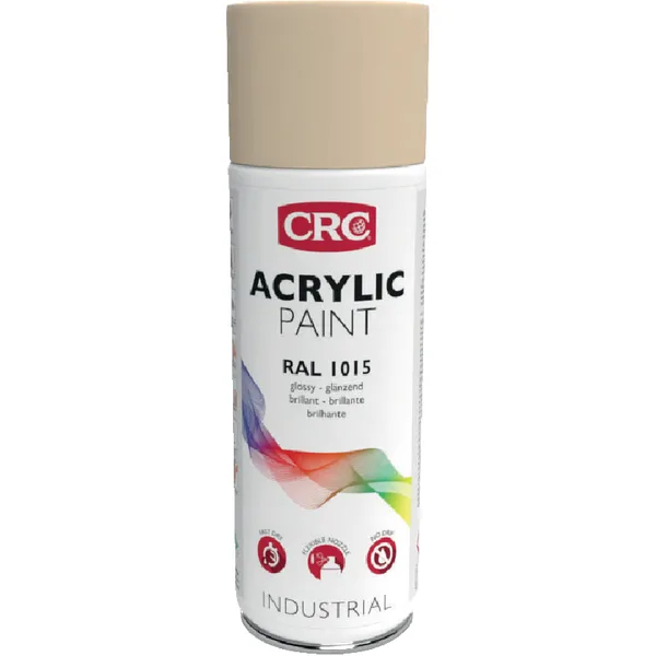 Acryllackspray Acrylic Paint RAL 1015 Hellelfenbein, 400 ml Spraydose