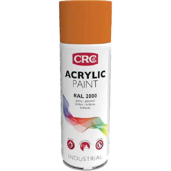 Acryllackspray Acrylic Paint RAL 2000 Gelborange, 400 ml Spraydose