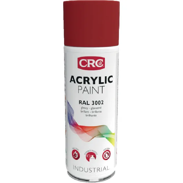 Acryllackspray Acrylic Paint RAL 3002 Karminrot, 400 ml Spraydose